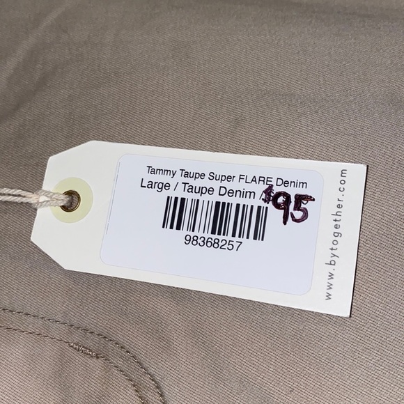 New! Bell bottom khaki pants - Picture 4 of 9